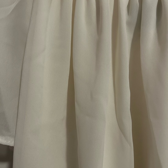 UN DEUX TROIS Girls White Blouse - Picture 4 of 6